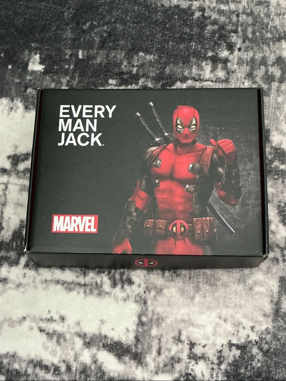 Every Man Jack x Marvel Deadpool Men’s Hair and Body Kit — Red Black